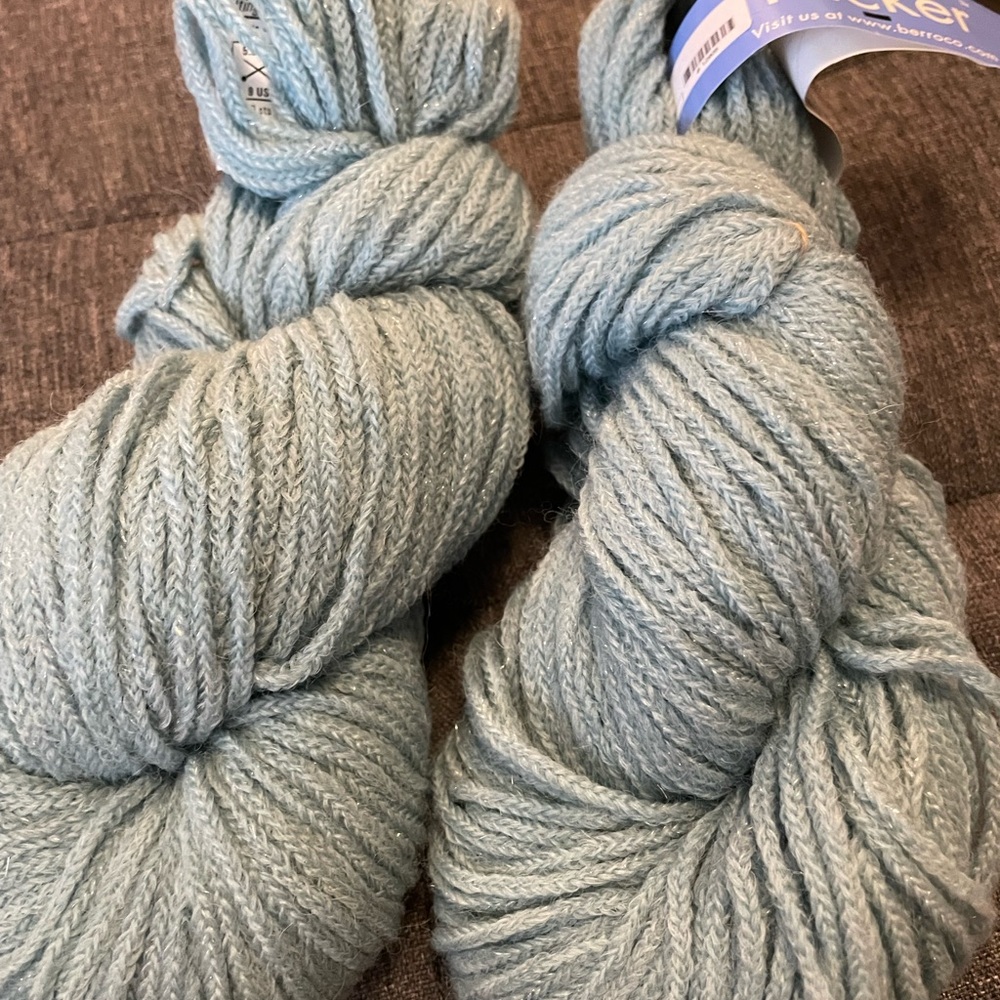 Ocean with Sparkles Flicker Yarn